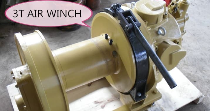 3-ton lift capability air winch